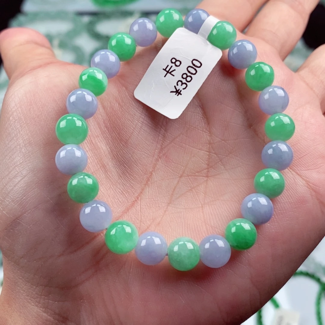 未镶嵌手链翡翠卡8