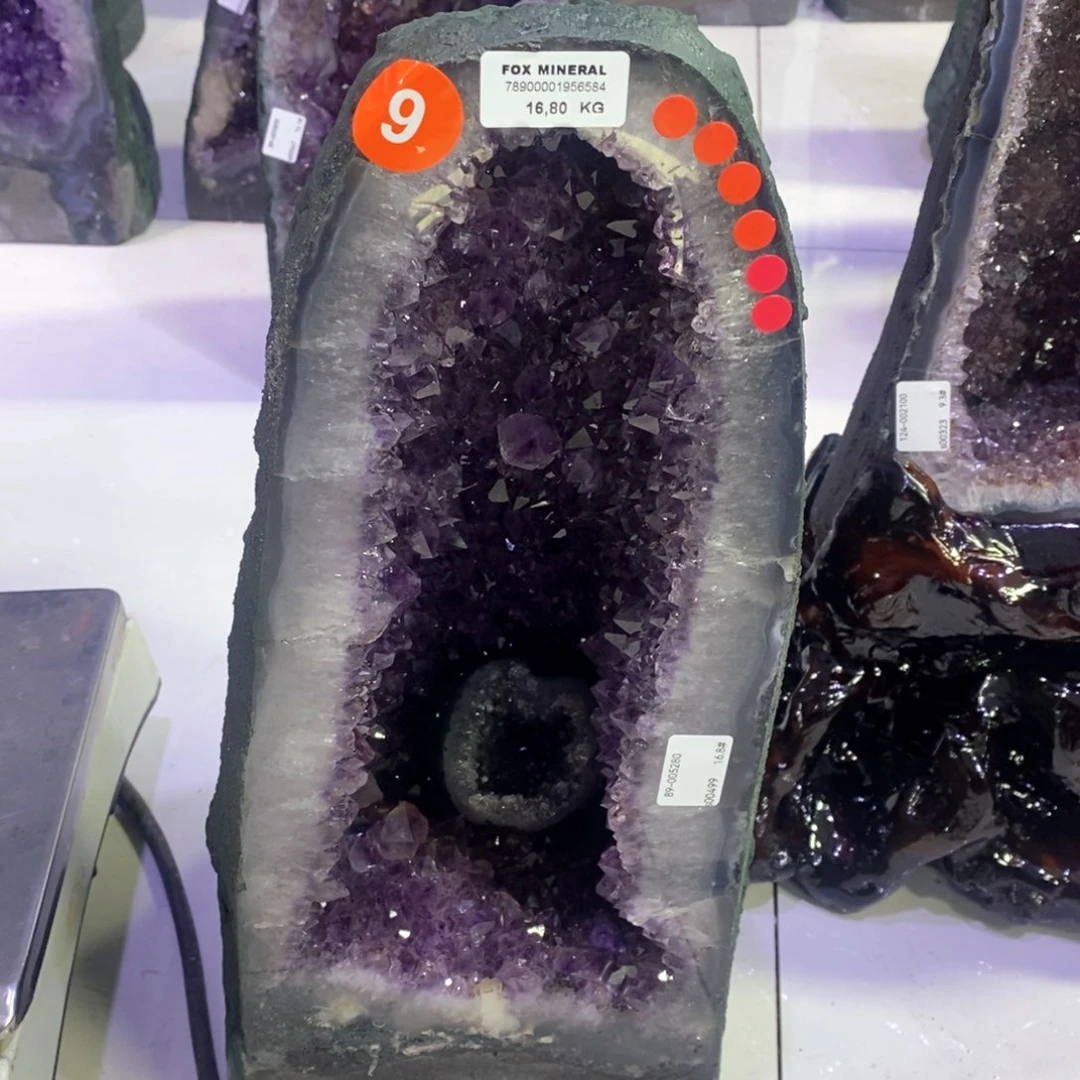 未镶嵌大型摆件（非配饰）紫晶毒****G