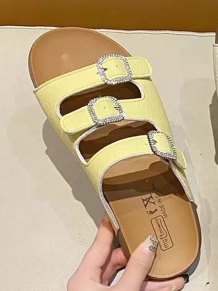 厚底拖鞋女夏外穿2025新款增高配裙子高级感法式沙滩拖