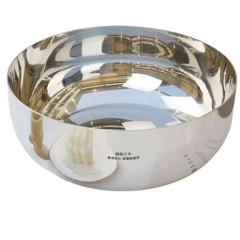 特厚加厚316L不锈钢和面盆厨房家用洗菜打蛋汤锅盆高品质多功能。