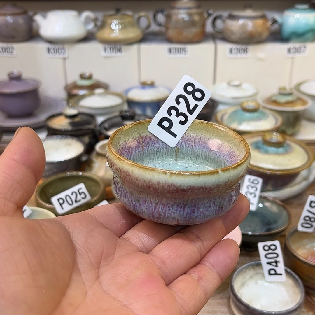 白泥茶杯陶瓷艺术品