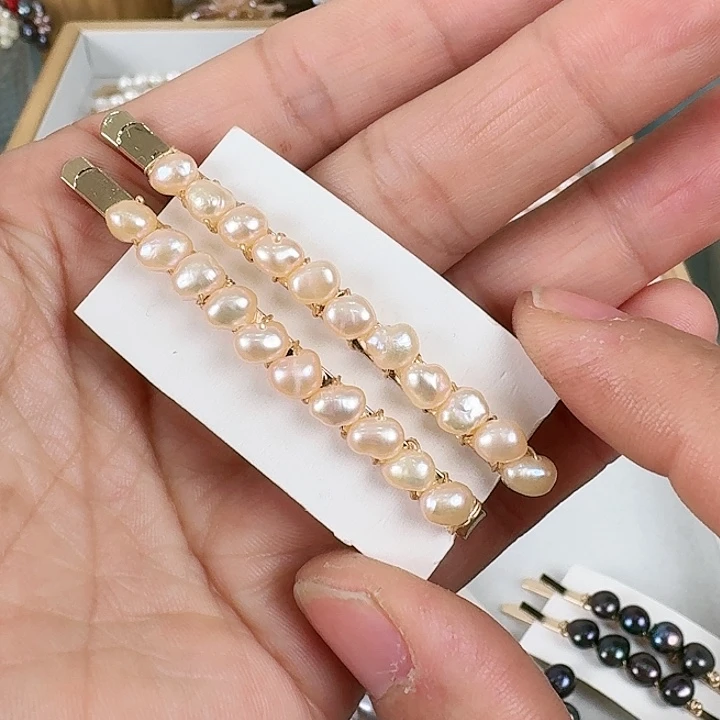 未镶嵌发饰淡水珍珠