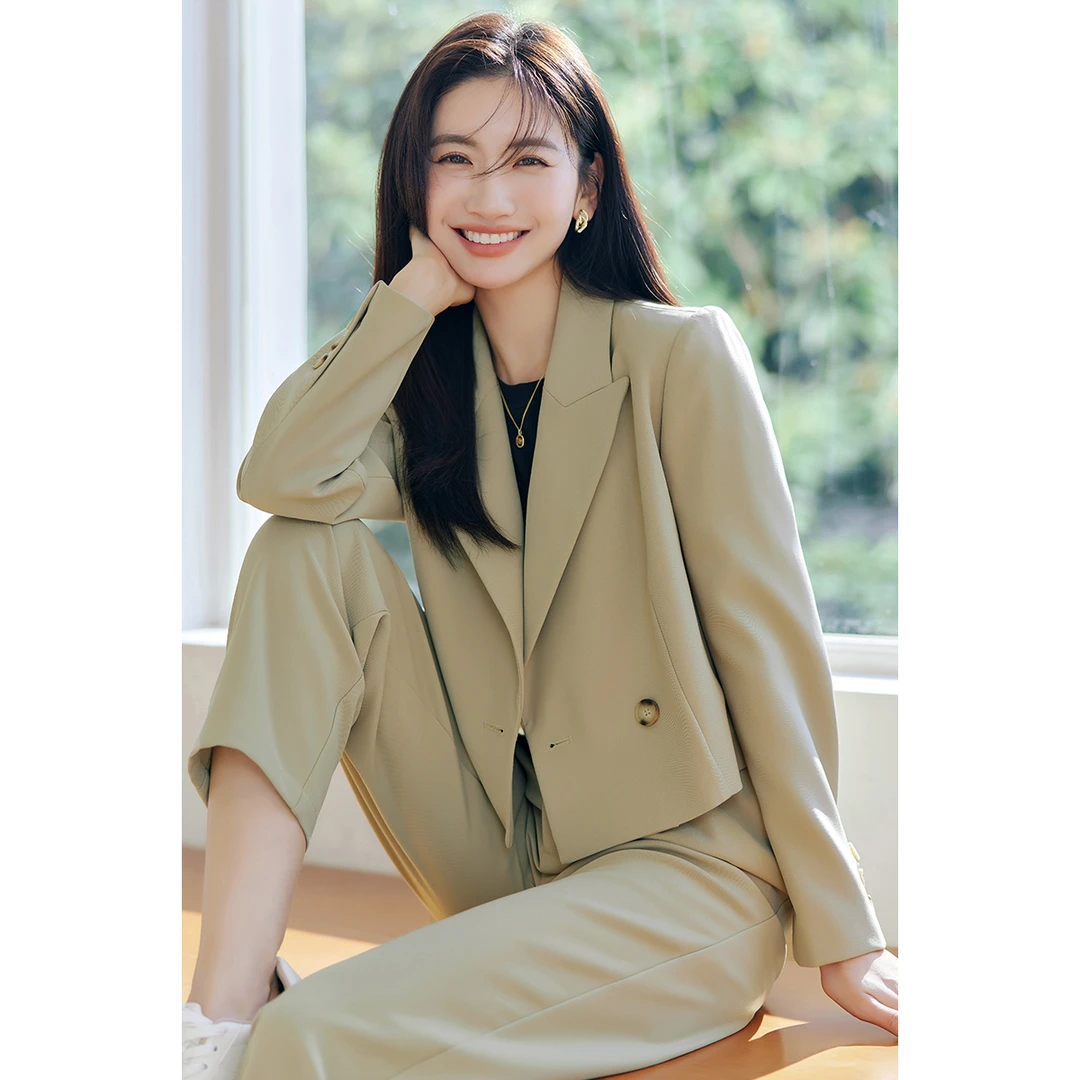 【商场同款】朗文斯汀气质高级感短款西装DTYO4101D08001