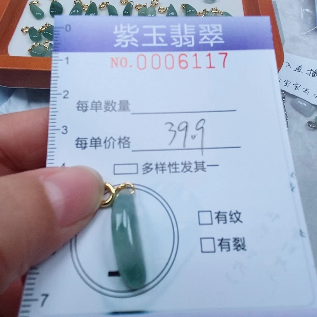 颈饰未镶嵌翡翠A****a飘花随行