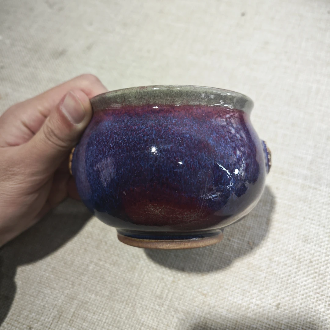 手工制作钧瓷摆件