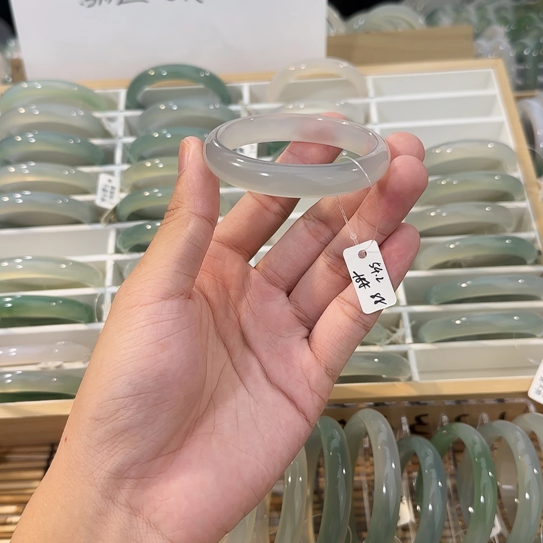 手镯玛瑙/玉髓未镶嵌圈口54.2