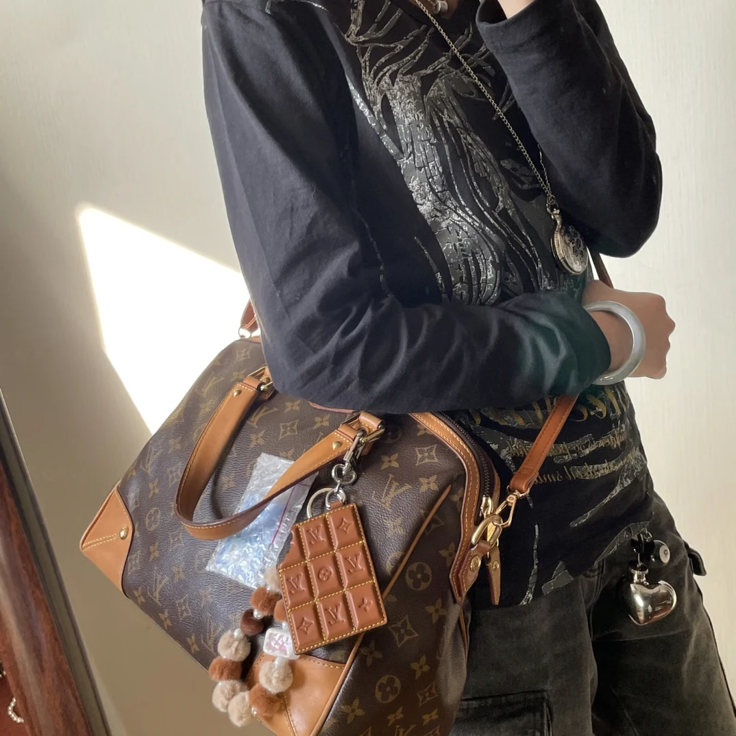 95新 LouisVuitton/路易威登 retiro机场包 底长34 13年 013520