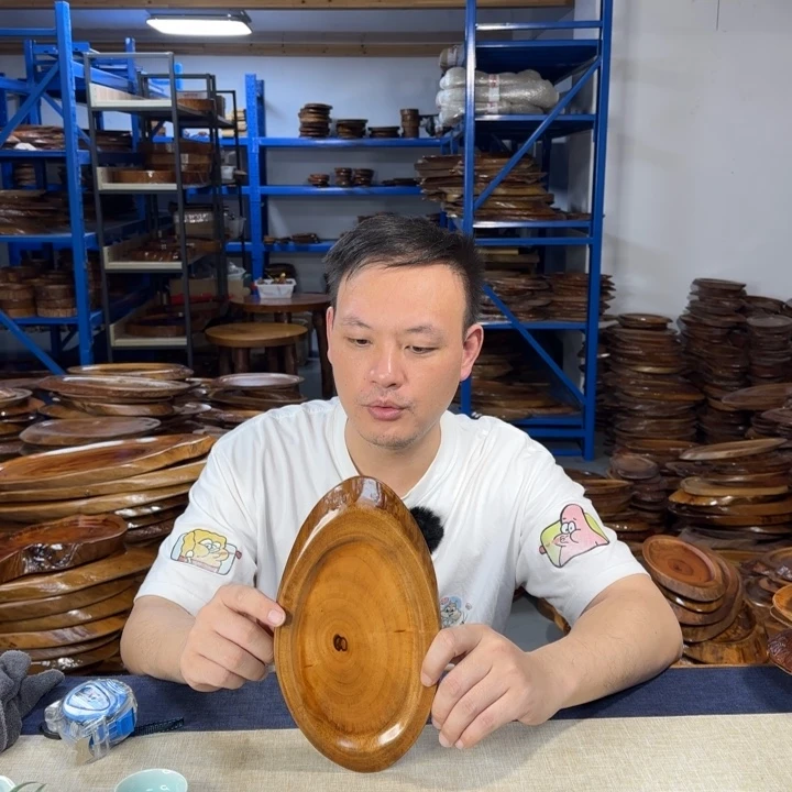 香樟木茶盘实木26*14