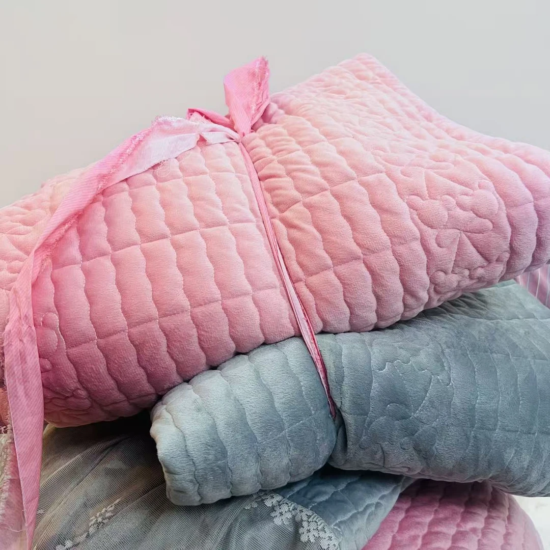 【孤品清货】婴儿绒宝宝绒夹棉床盖单件