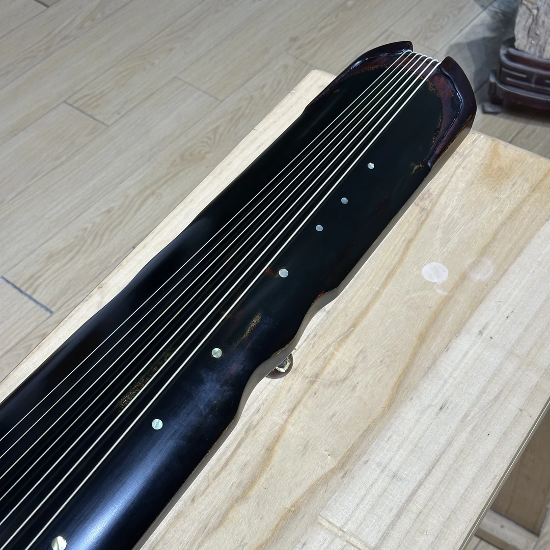 伏羲式古琴纯手工生漆鹿角霜考级演奏七弦琴乐器