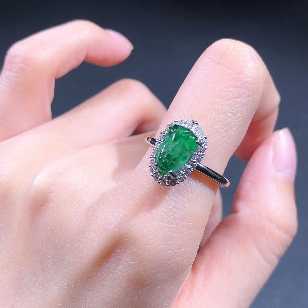 未镶嵌戒指翡翠翡翠