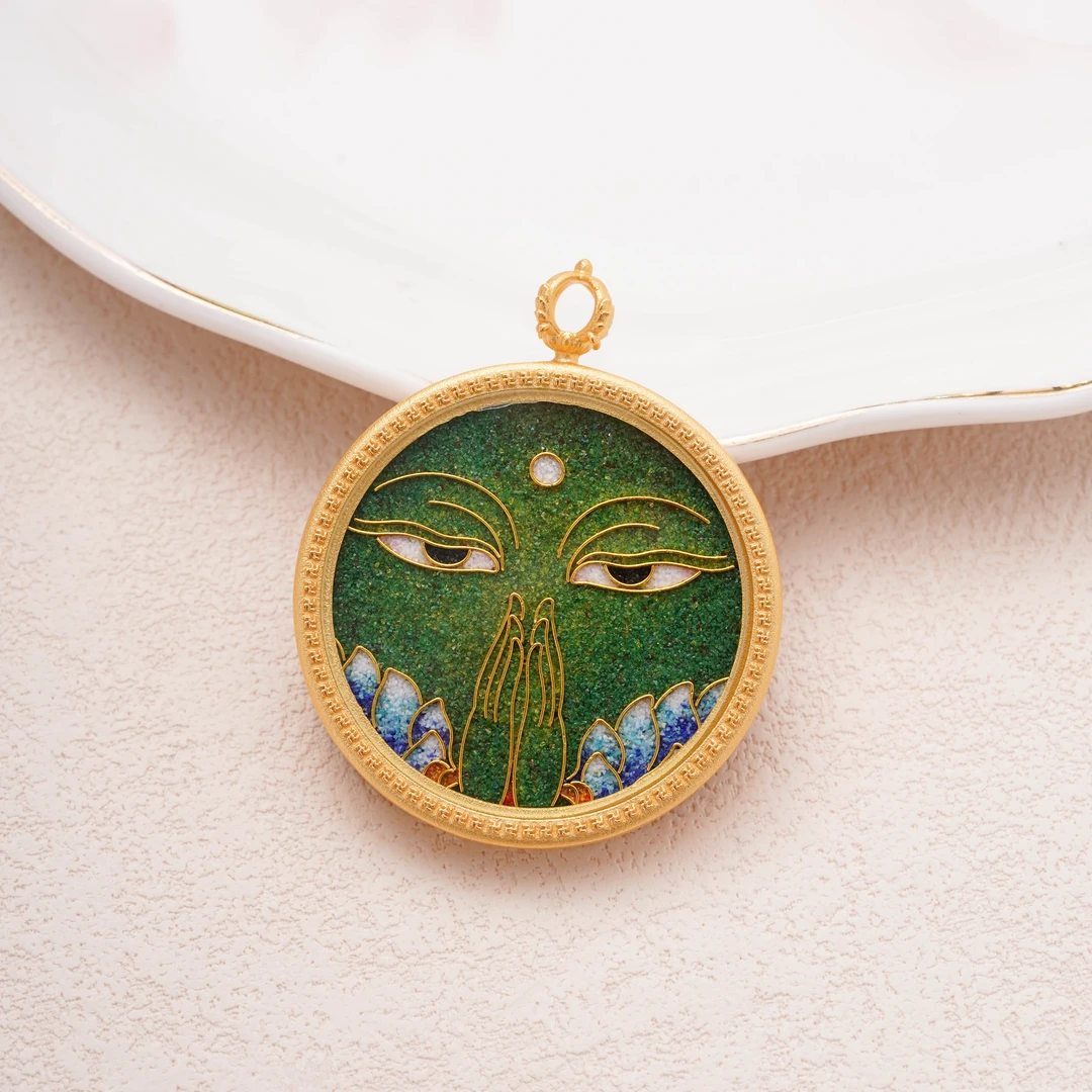 【朱朱严选】合金 唐卡吊坠-41x6