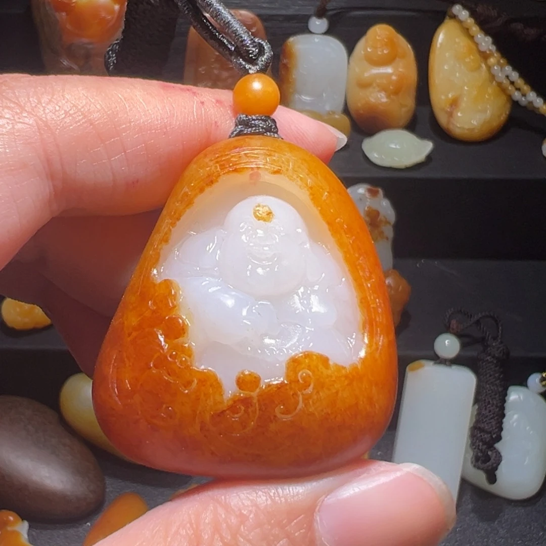 和田玉颈饰未镶嵌南*香