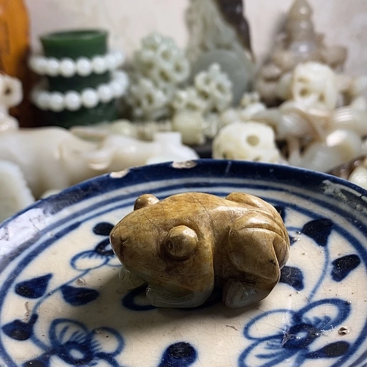 瓷片工艺品瓷盘内挂坠
