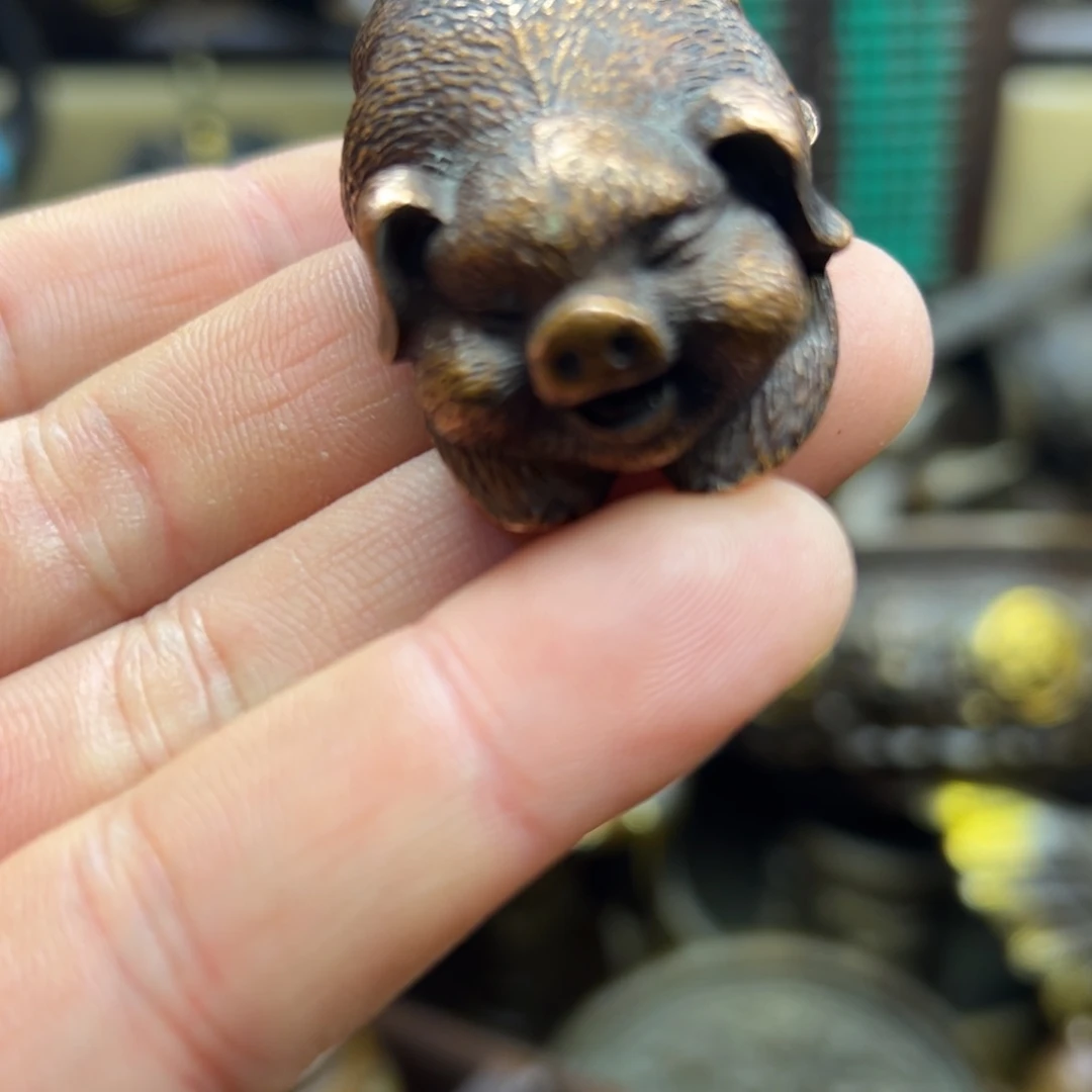 铜摆件欢迎欢迎你