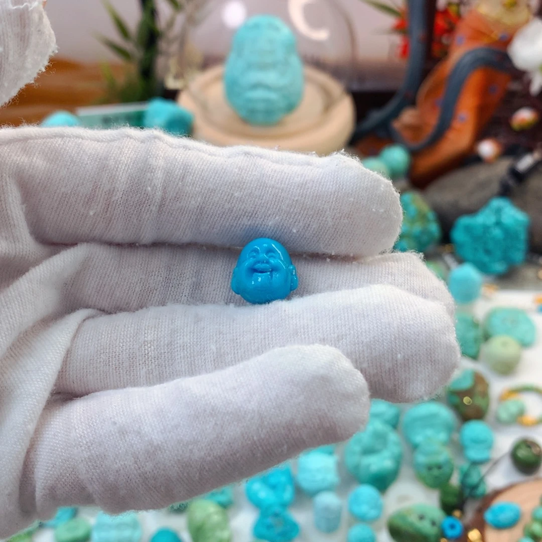 绿松石未镶嵌珠宝半成品