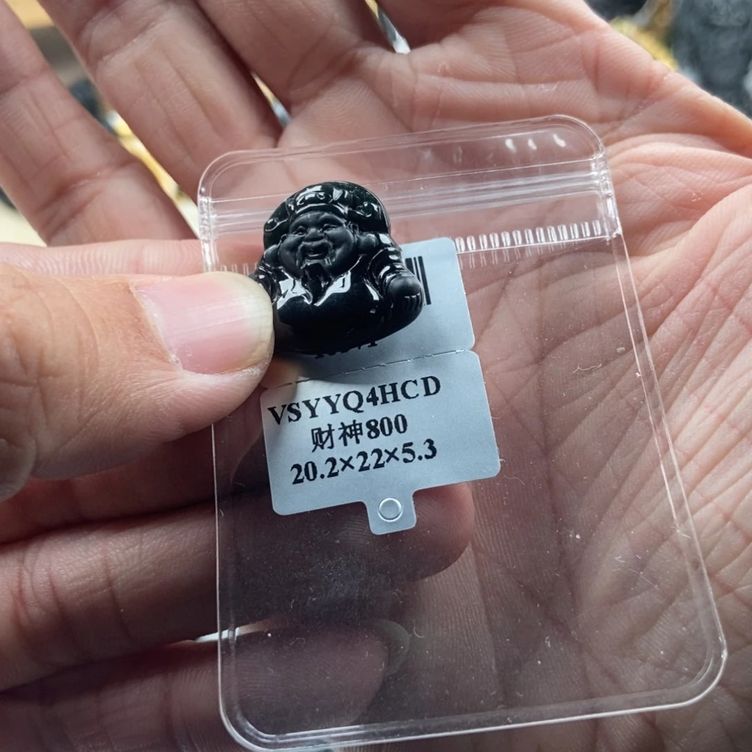 颈饰未镶嵌翡翠众***了财神