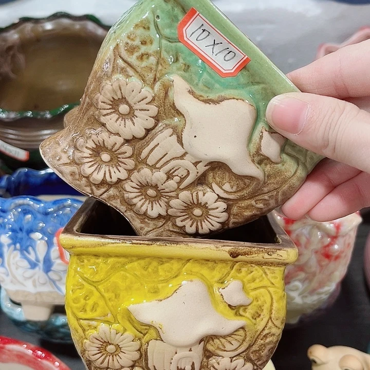 多肉花盆满10元包邮