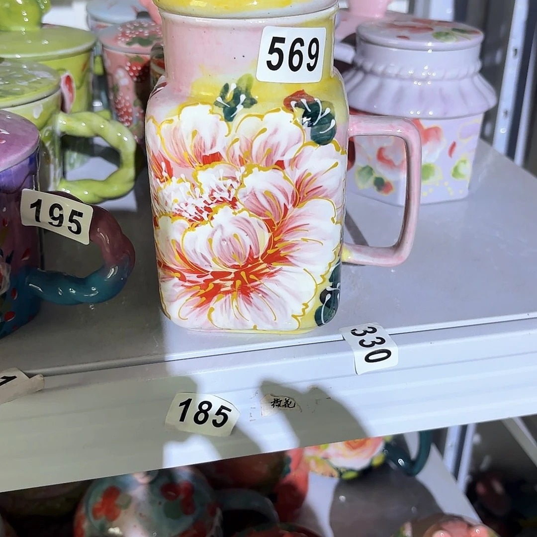 景德镇手绘高温釉下彩陶瓷茶具