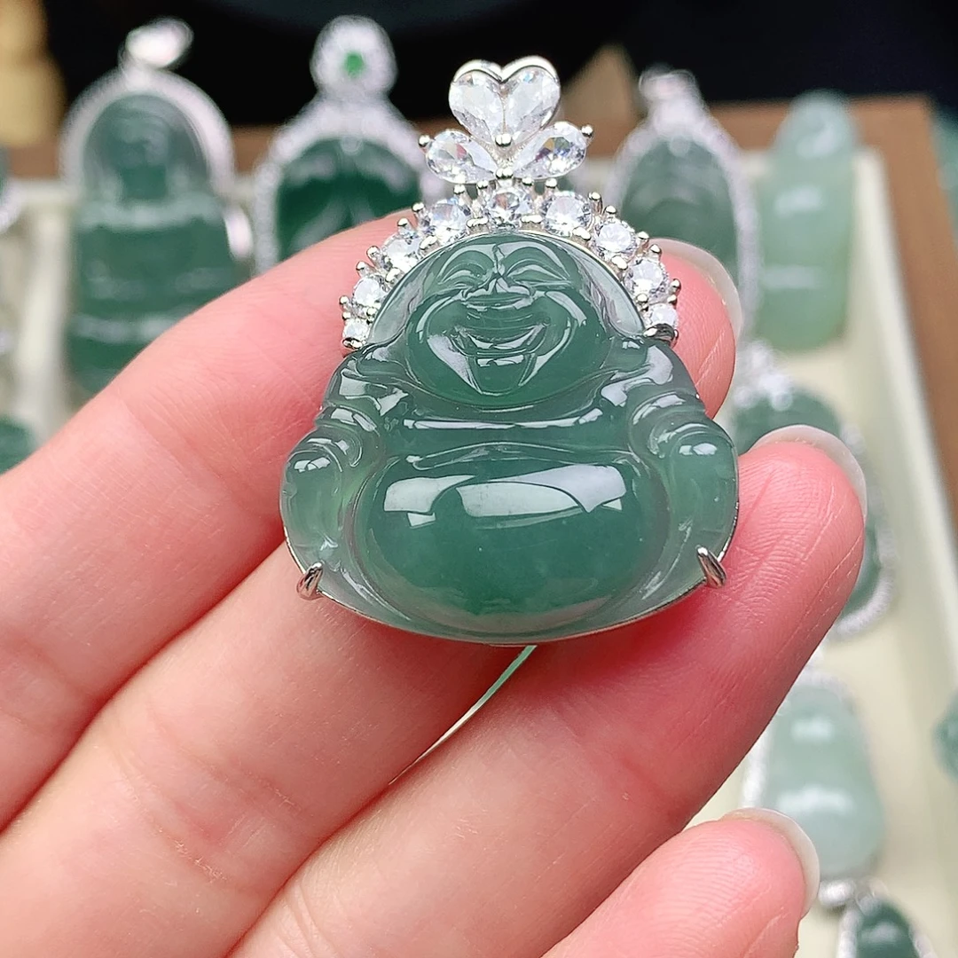 翡翠未镶嵌颈饰吊坠