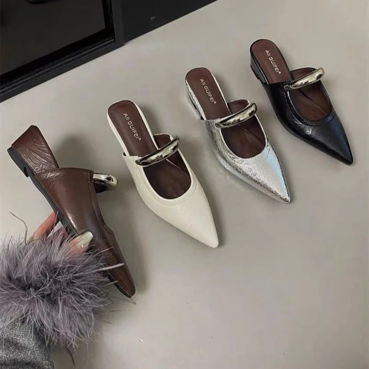 100-200品牌尾单断码时装单鞋春夏平底时尚百搭