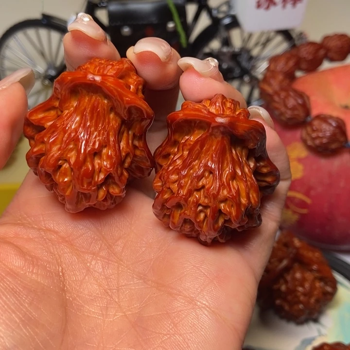 吊坠文玩核桃鸳鸯