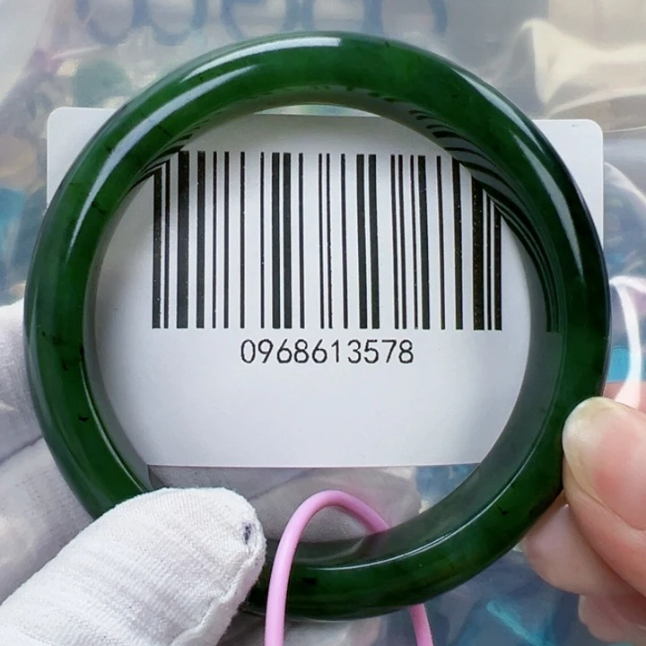 和田玉未镶嵌手镯60.5