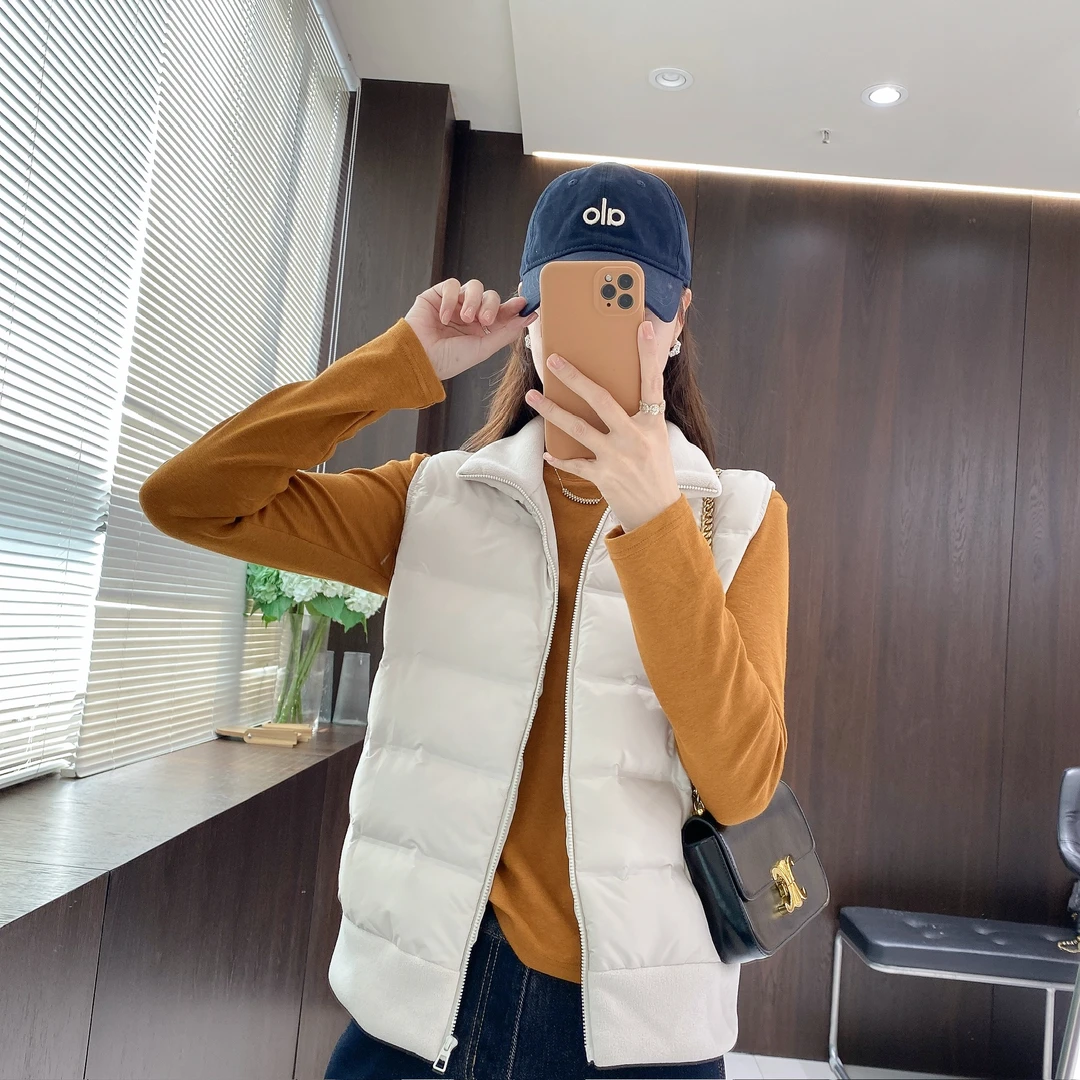 IMFLY金小金自制女装 鸭绒马甲DYW9907秋冬韩版立领百搭马甲外套