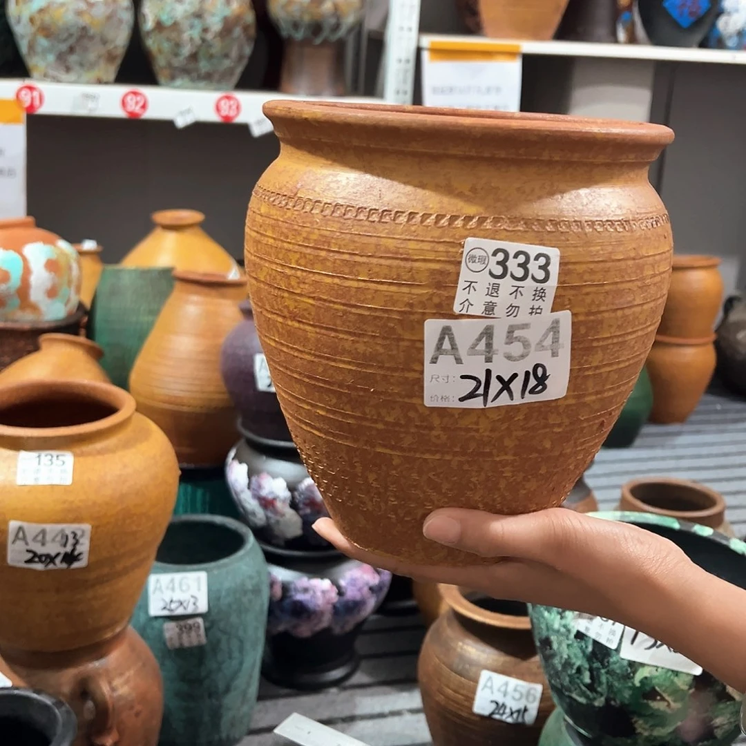 瑕疵黄色缸有孔发货333