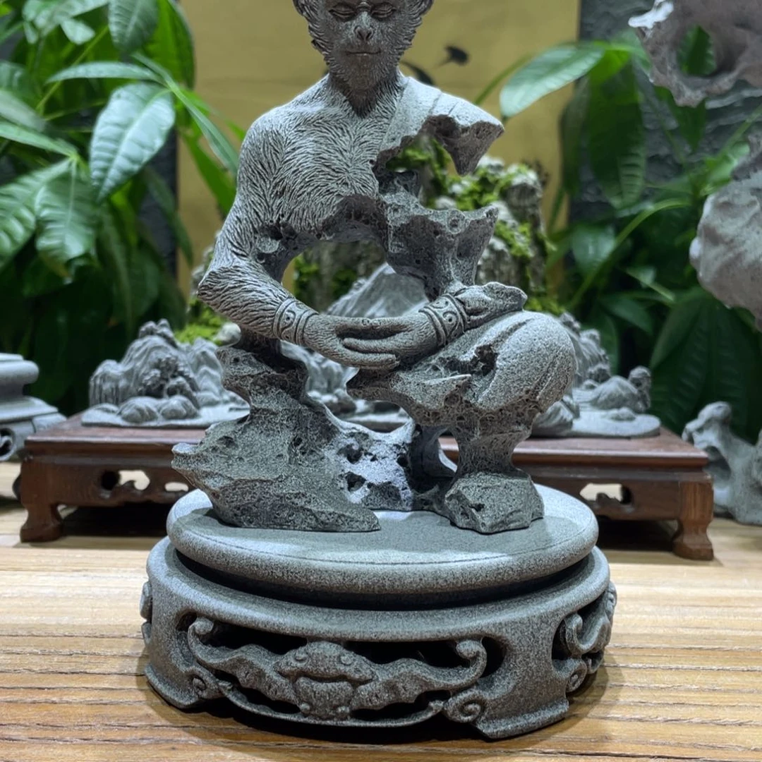 石材悟空加圆桌两件套