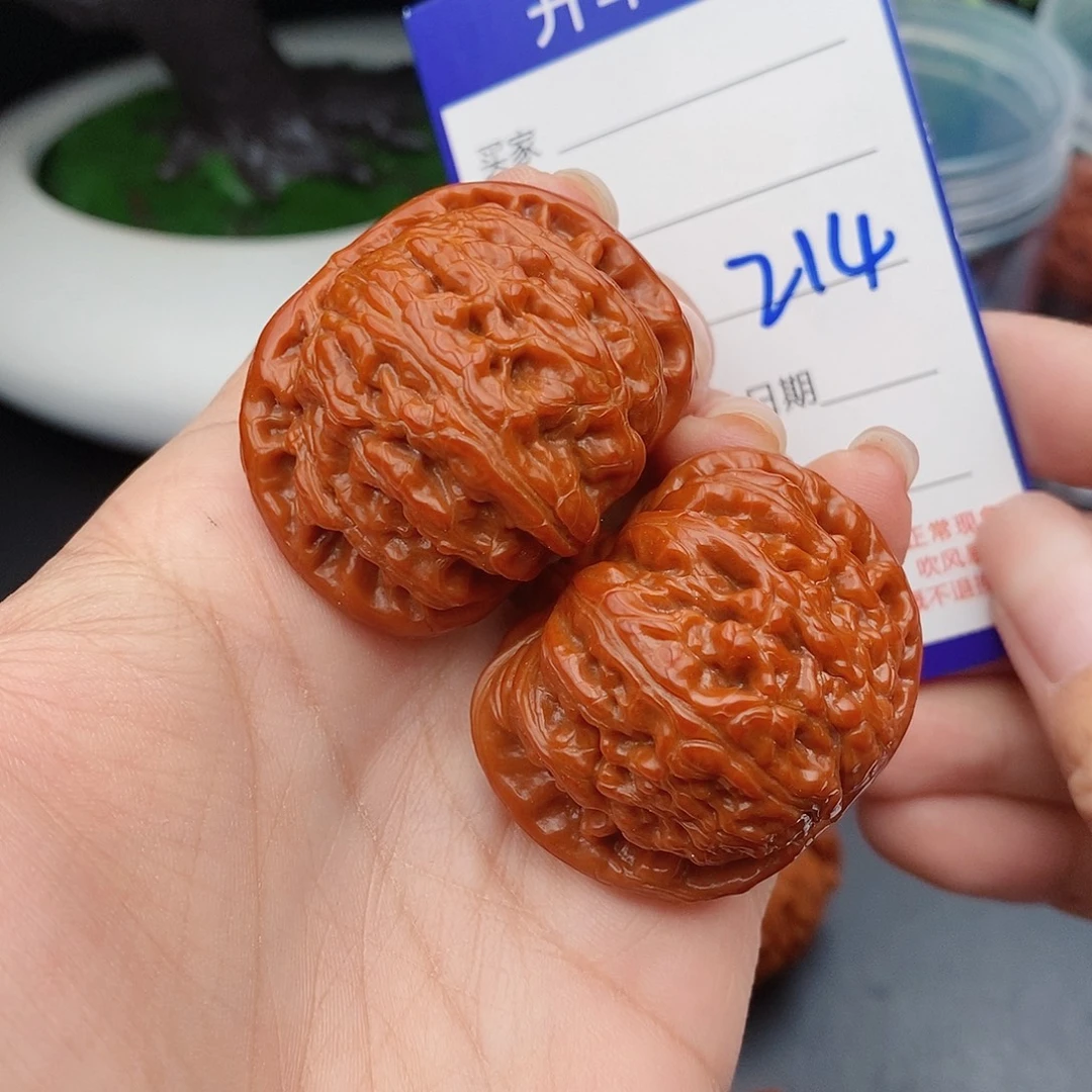 把件文玩核桃41闷白214