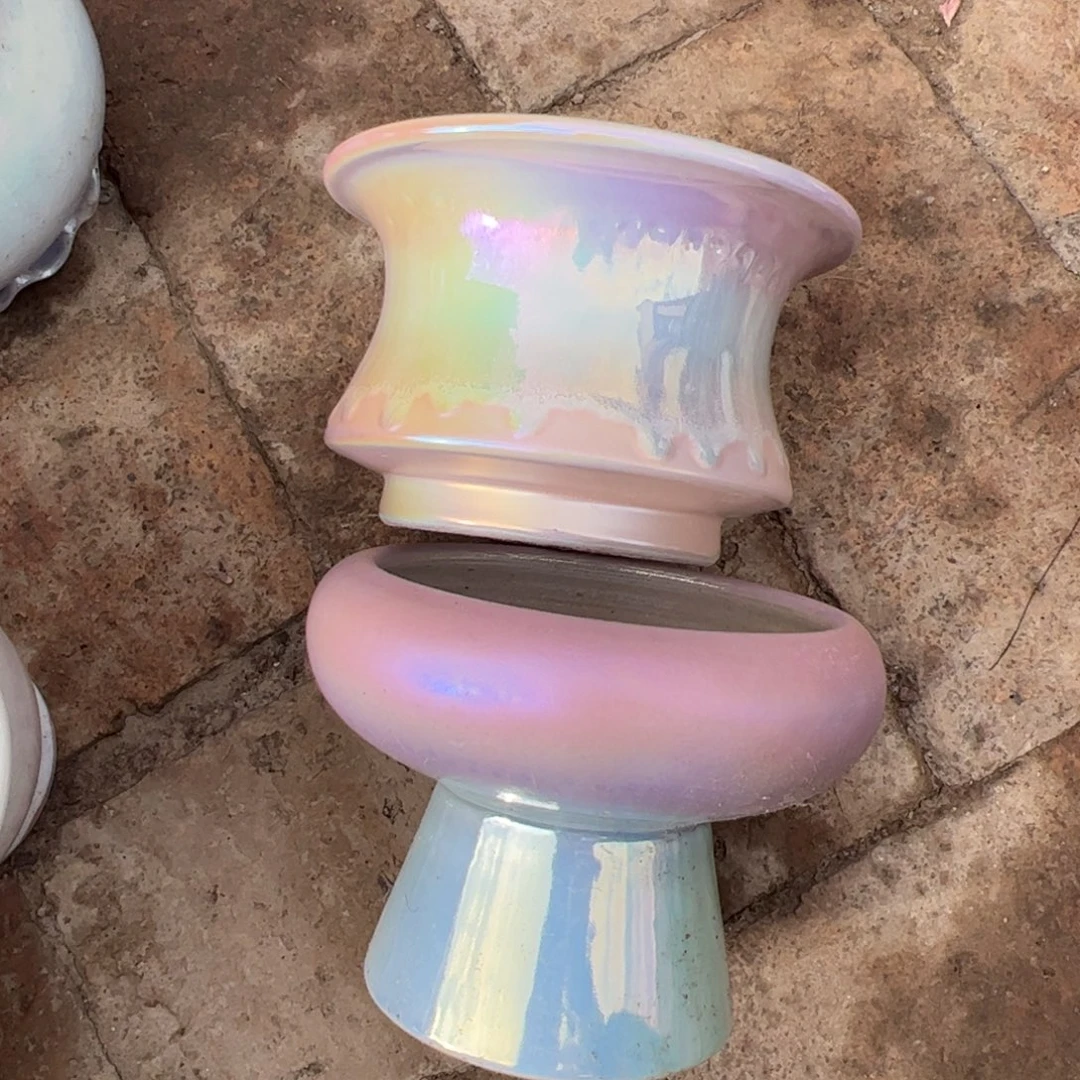 新疆包邮 两只中号电镀盆