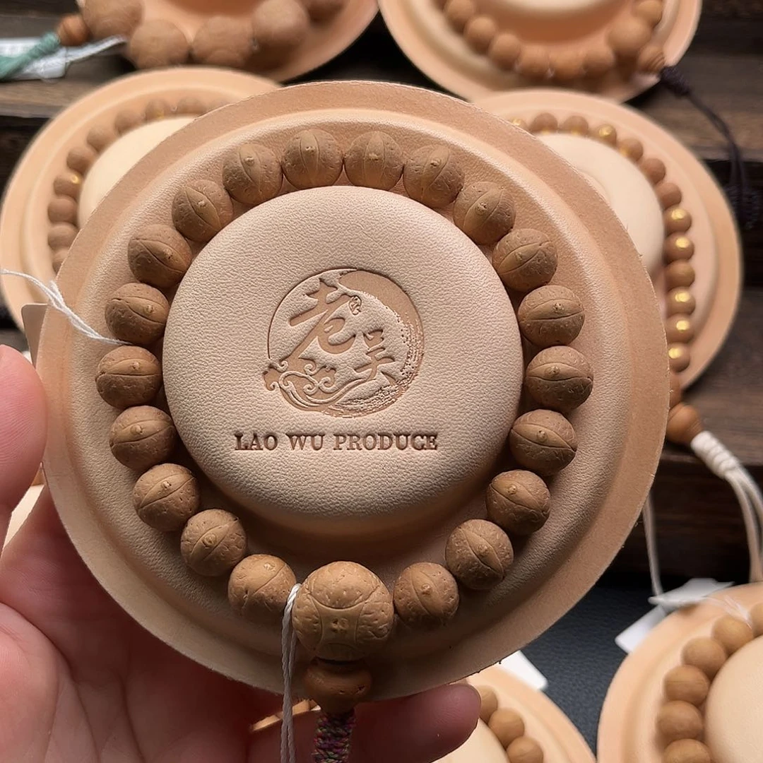 凤眼菩提手串小*精品12mm玉化皮质凤眼