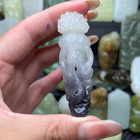 颈饰未镶嵌和田玉特****管