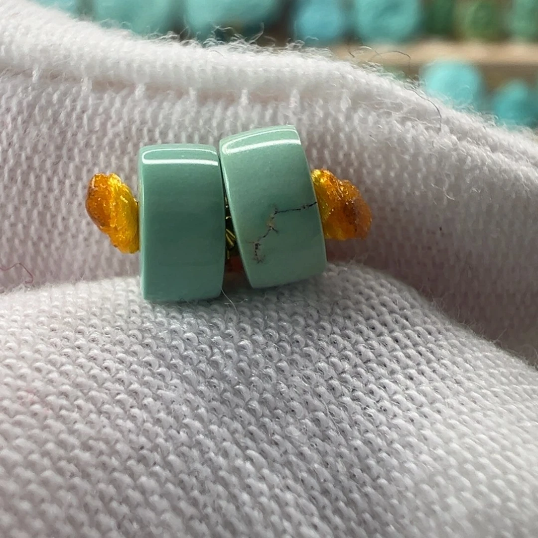 未镶嵌绿松石配饰6mm