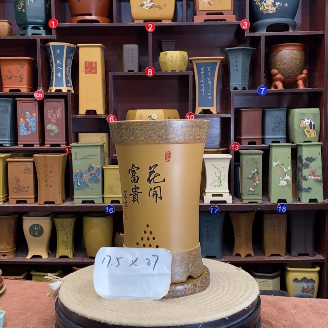 紫砂花盆紫砂艺术