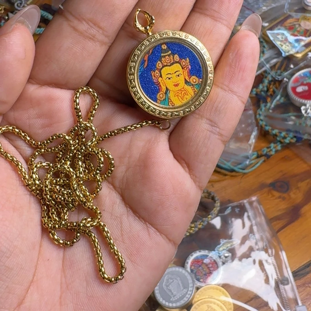 泥塑名*藏式风格彩绘泥塑擦擦