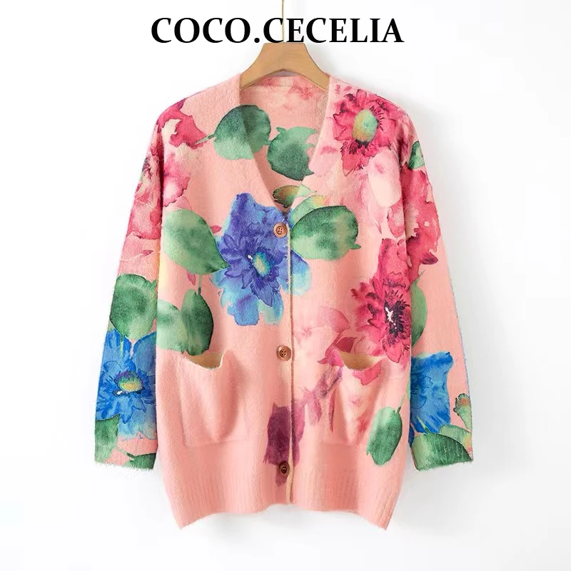 164 款巴黎时装周 复古风 针织羊毛衫开衫毛衣