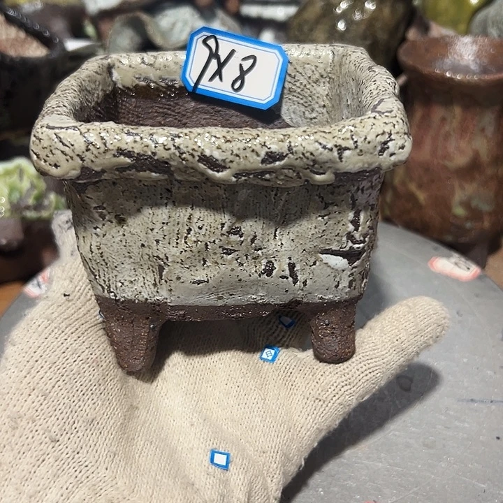 粗陶花盆，现在都手工花盆，