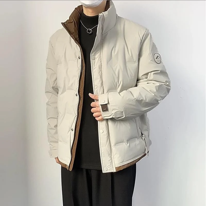 【冰雪战甲】冬季新款韩系穿搭青年立领保暖上衣夹克外套803