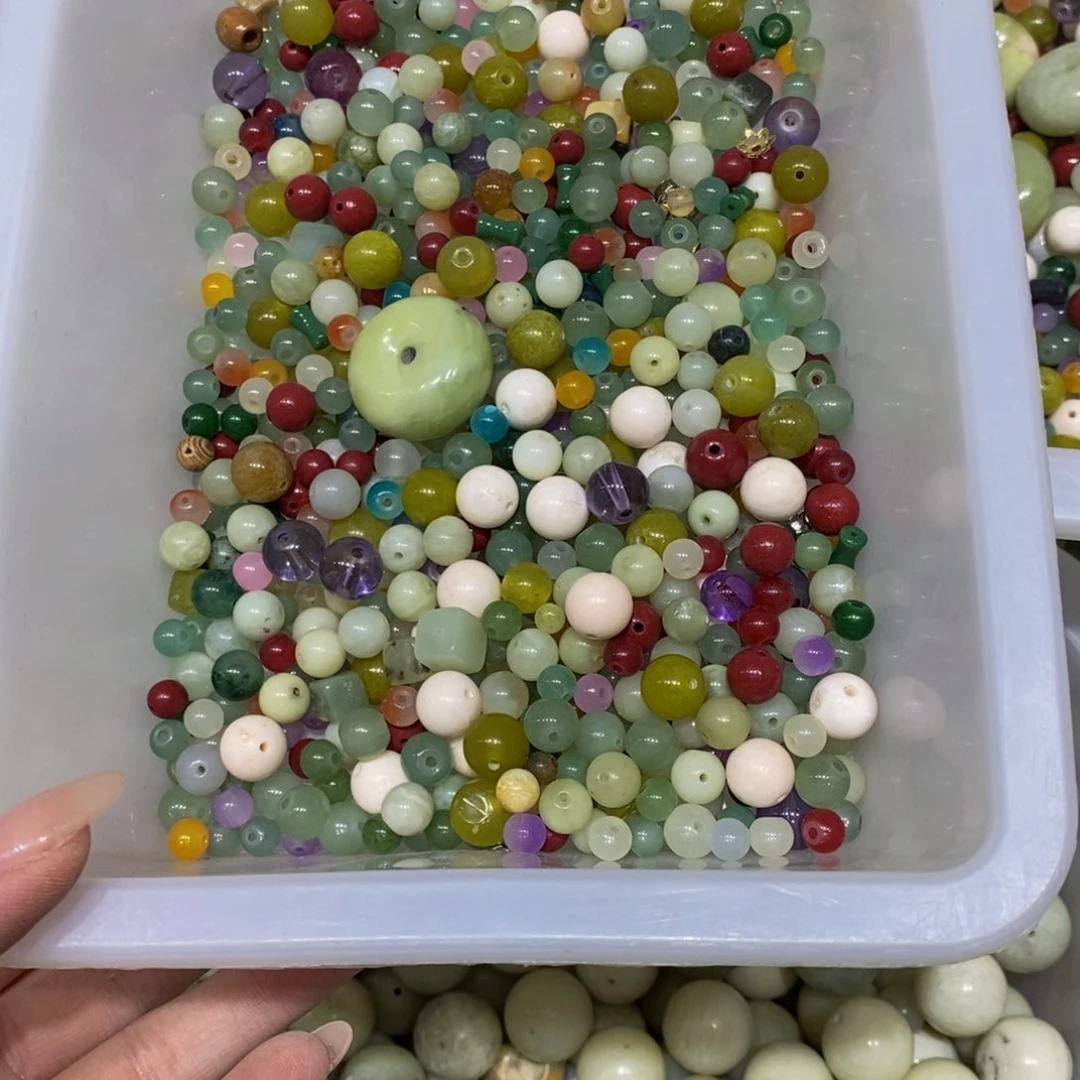 蛇纹石玉未镶嵌颈饰14