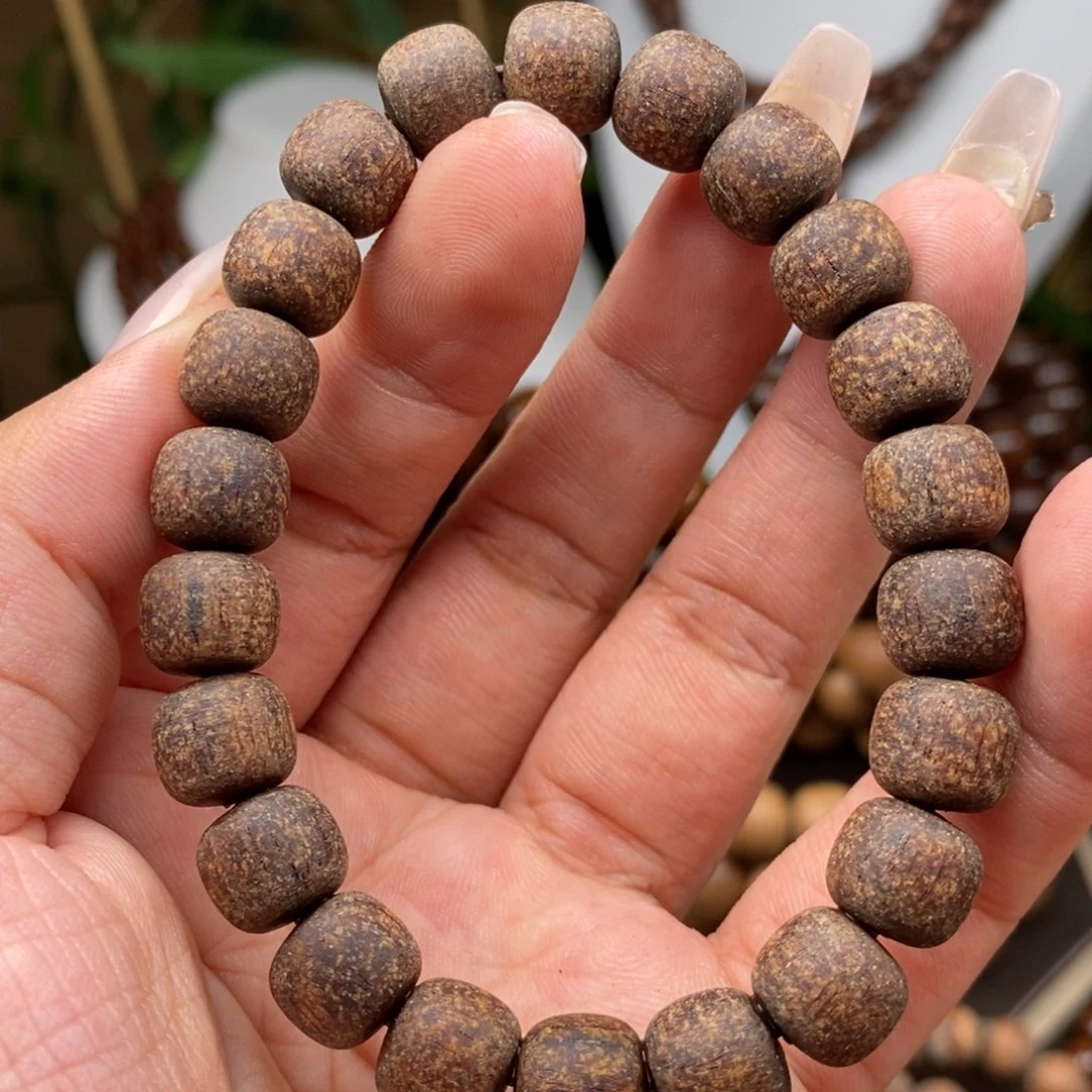 贡木手串/手链贡木9×10黑龙火焰西瓜爆龙粗抛