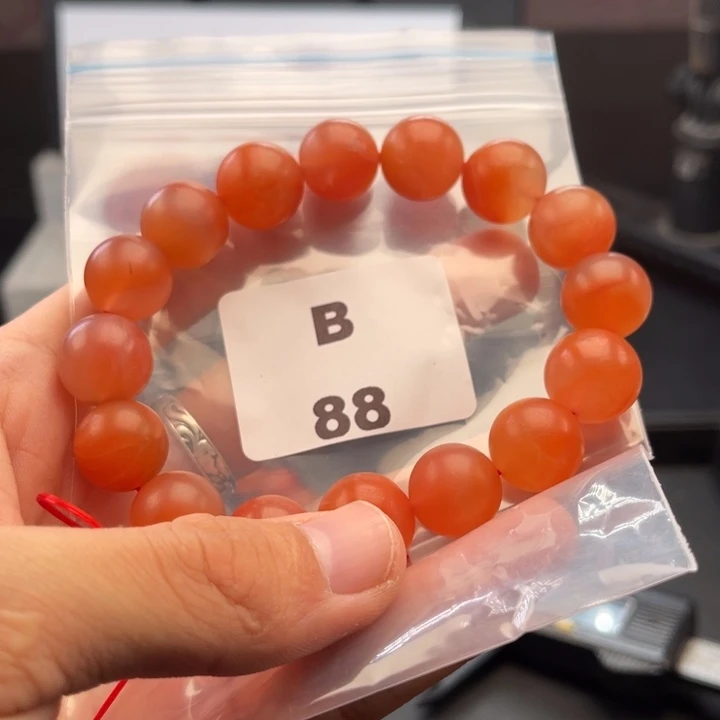 未镶嵌多样性发货默认微瑕14m m南红玛瑙