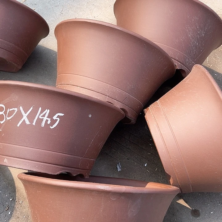 紫砂花盆100-5。30-14.5