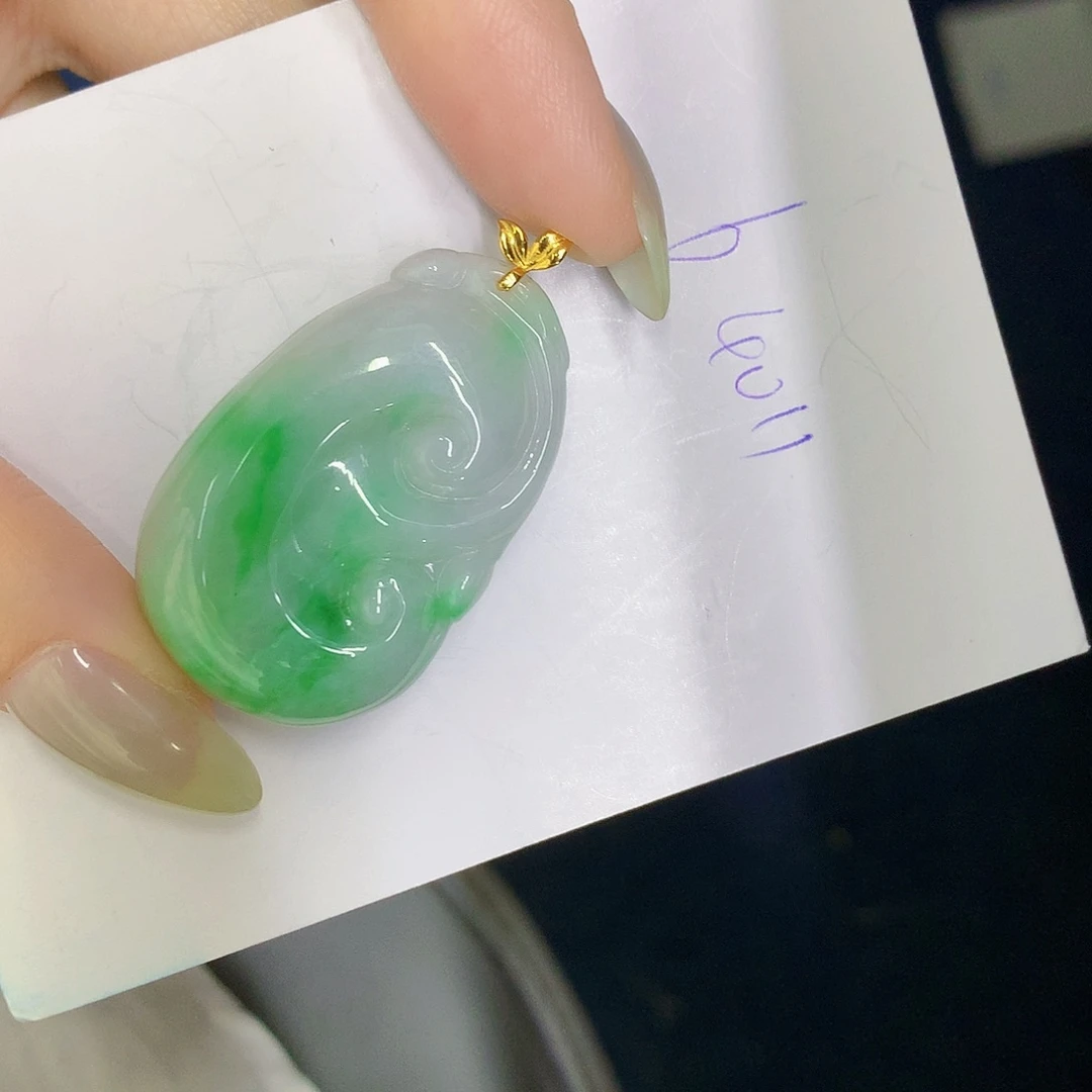 【闪购商品】翡翠18K金镶嵌颈饰000000000