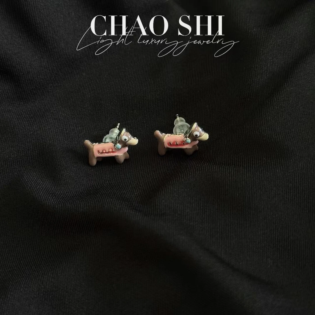 铜合金耳饰 轻奢高级感耳钉7028