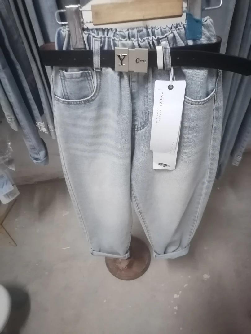 男童春款牛仔老爹裤