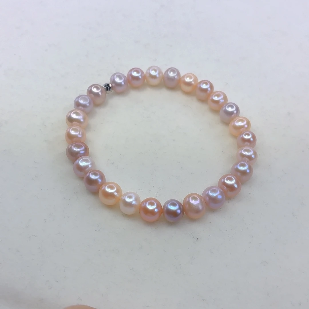未镶嵌淡水珍珠手绳F