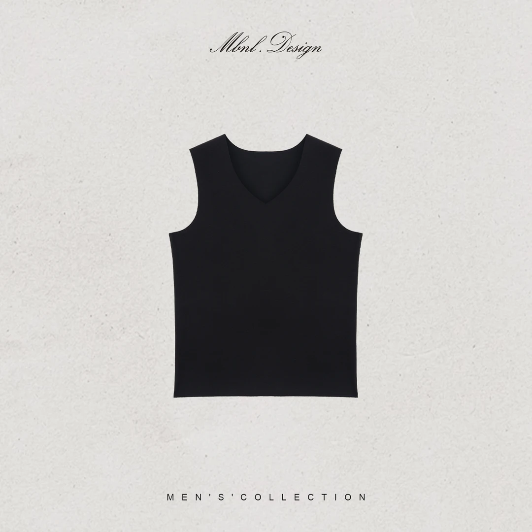 MBNL-F「Verve」秦磊男装醋酯羊毛定织丝滑垂坠背心LL-SSY1250
