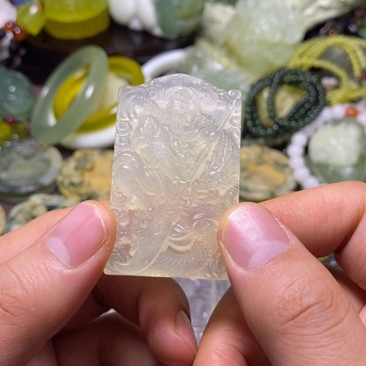 岫玉未镶嵌岫玉颈饰